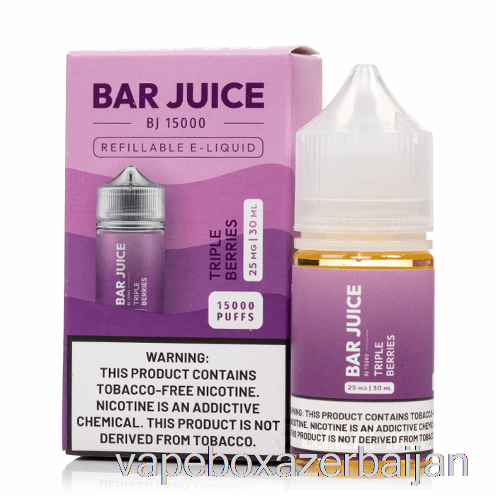Vape Baku Triple Berries - Bar Juice - 30mL 25mg